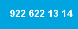922 622 13 14 922 622 13 14